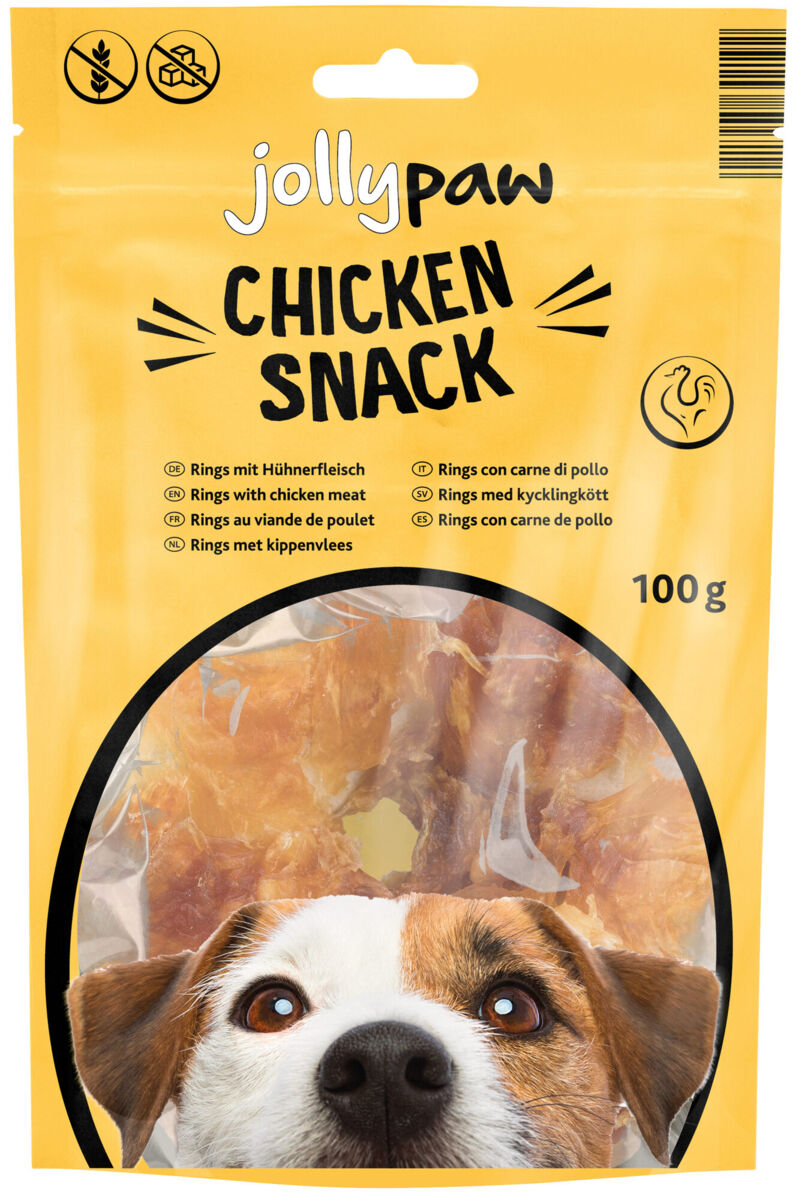 Chicken Snack, Ring mit Huhn