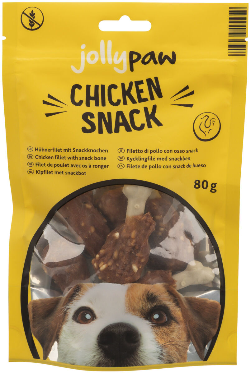 Chicken Snack, Hühnerfilet mit Snackknochen