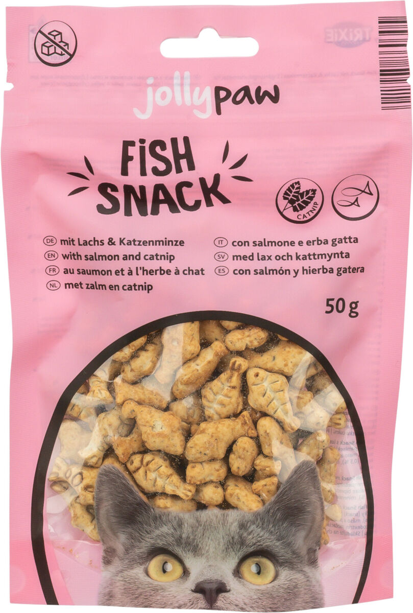 Fish Snack, Cookies mit Lachs & Katzenminze