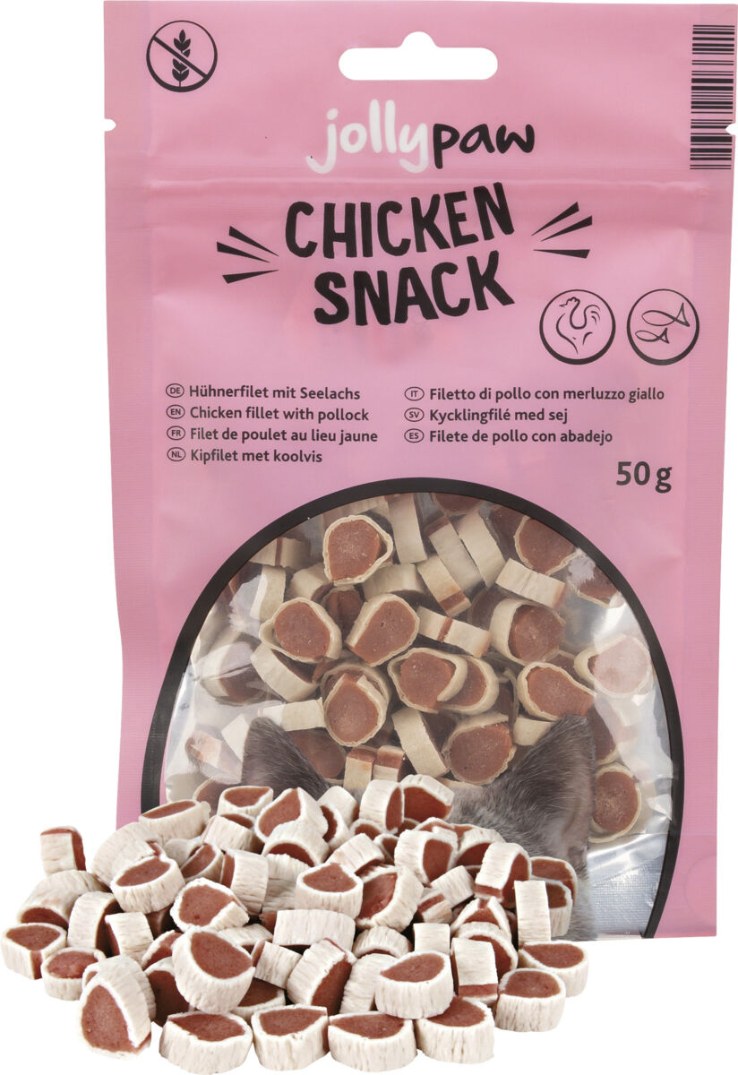 Chicken Snack, Hühnerfilet mit Seelachs