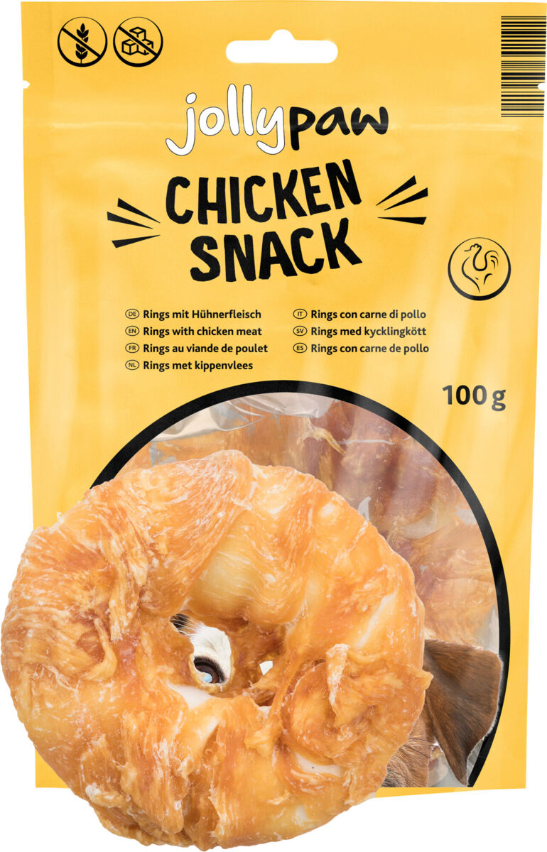 Chicken Snack, Ring mit Huhn