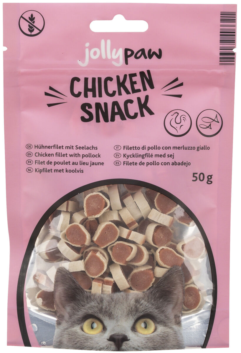 Chicken Snack, Hühnerfilet mit Seelachs