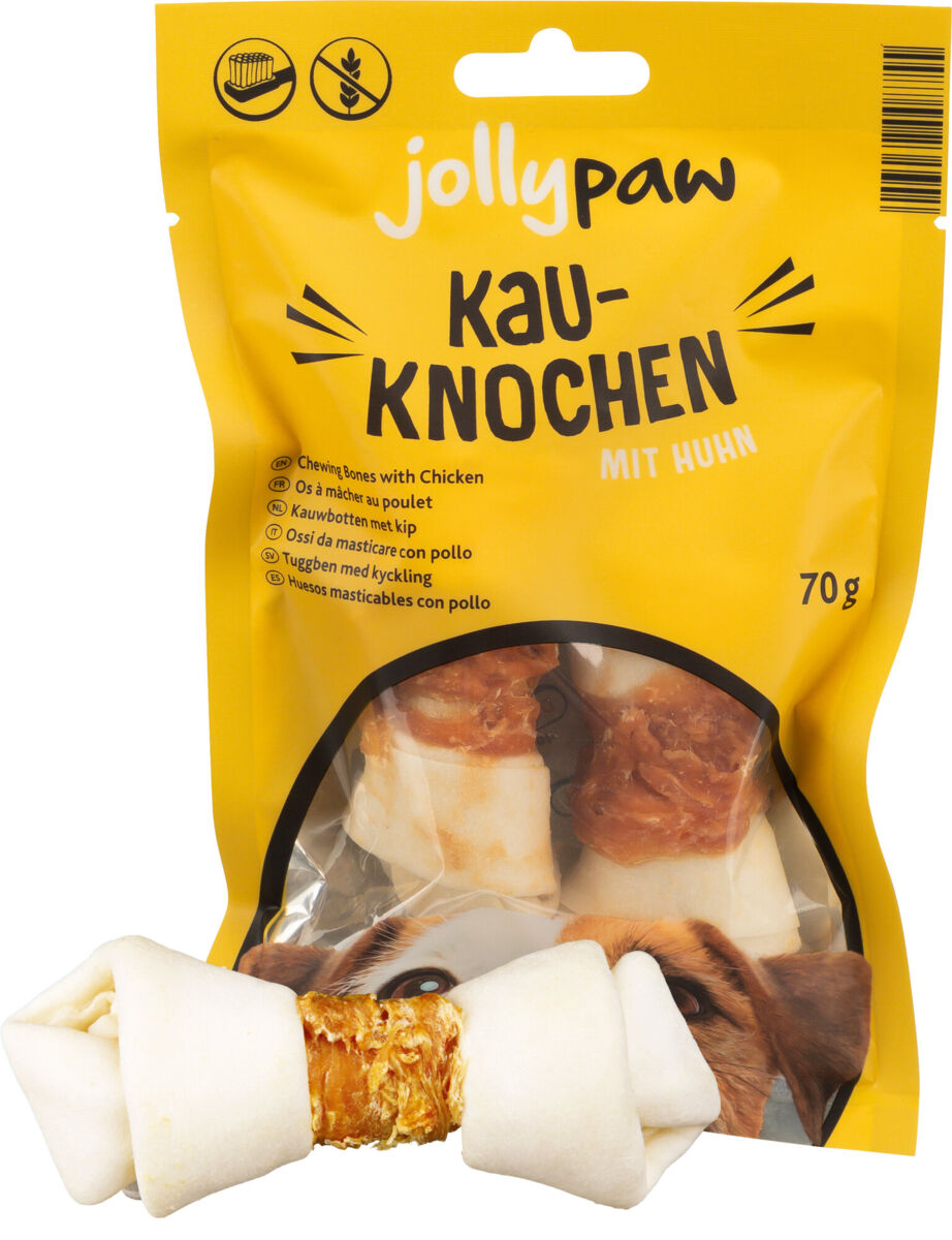 Kauknoten mit Huhn