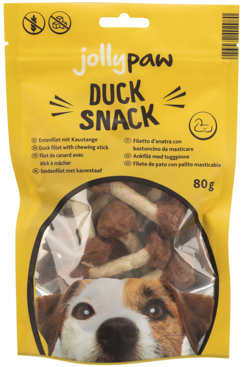 Duck Snack, Entenfilet mit Kaustange