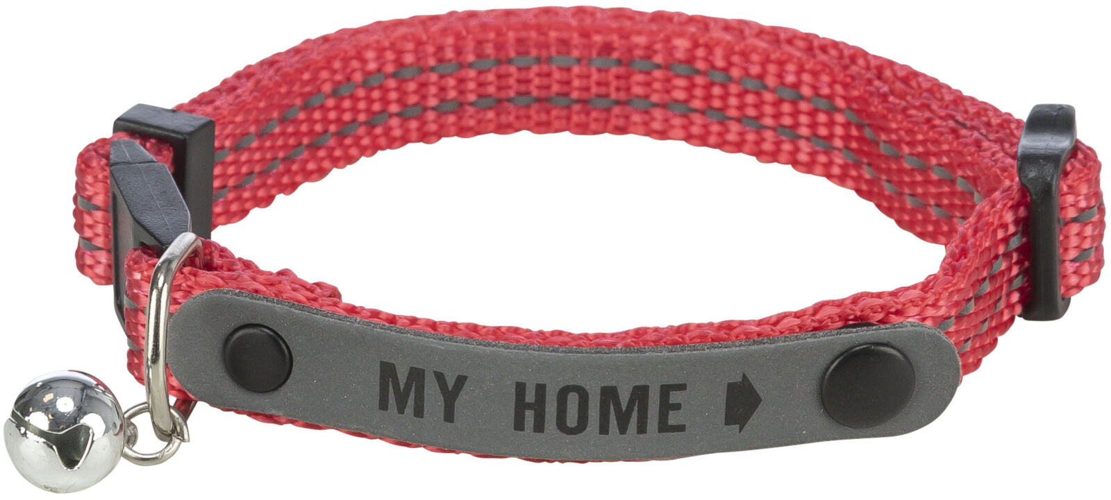 Halsband mit Adresslasche, reflektierend