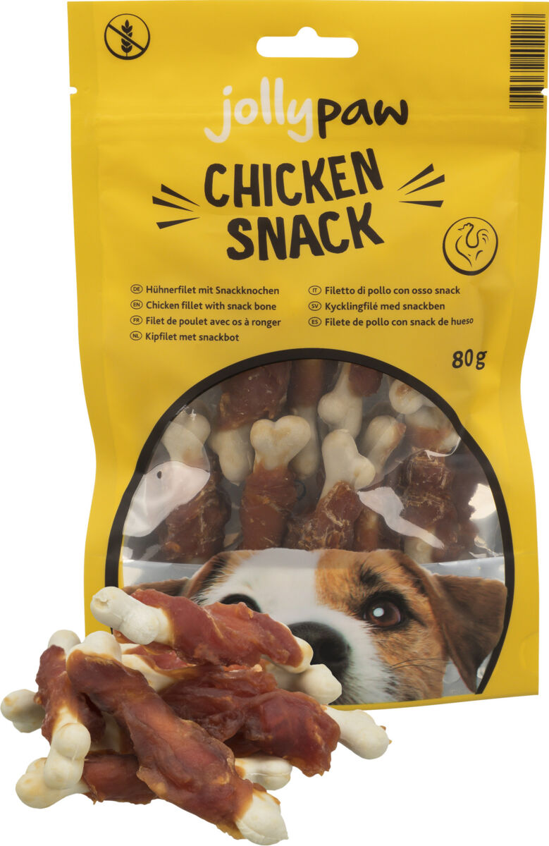 Chicken Snack, Hühnerfilet mit Snackknochen