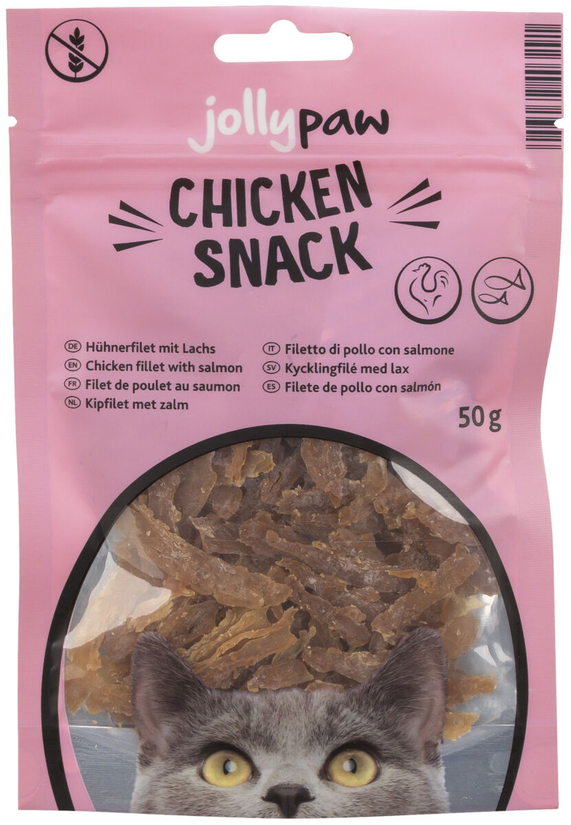 Chicken Snack, Hühnerfilet mit Lachs