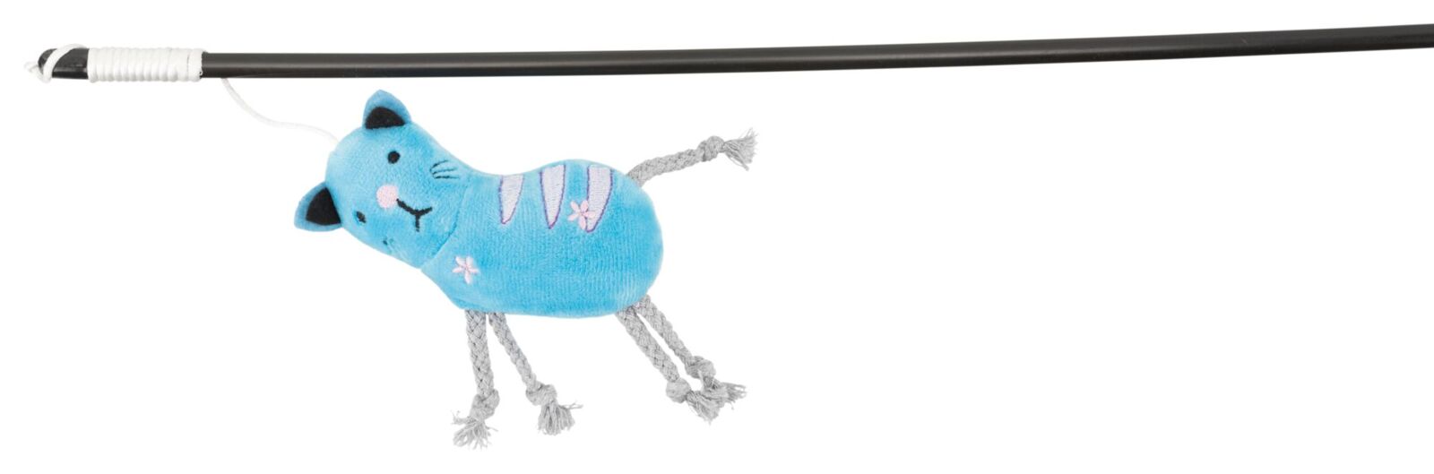 Spielangel mit Katze