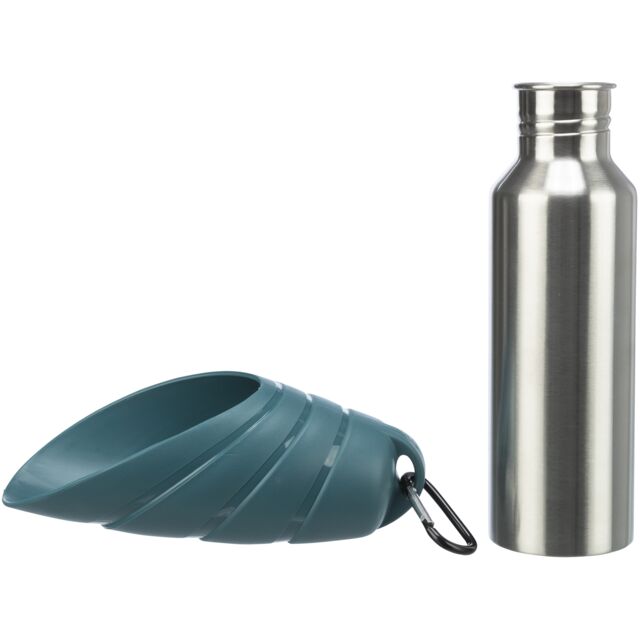 Flasche mit Trinknapf