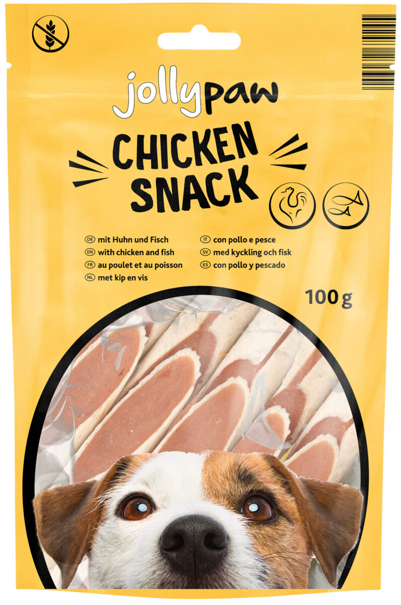 Chicken Snack, Pasta mit Huhn & Fisch