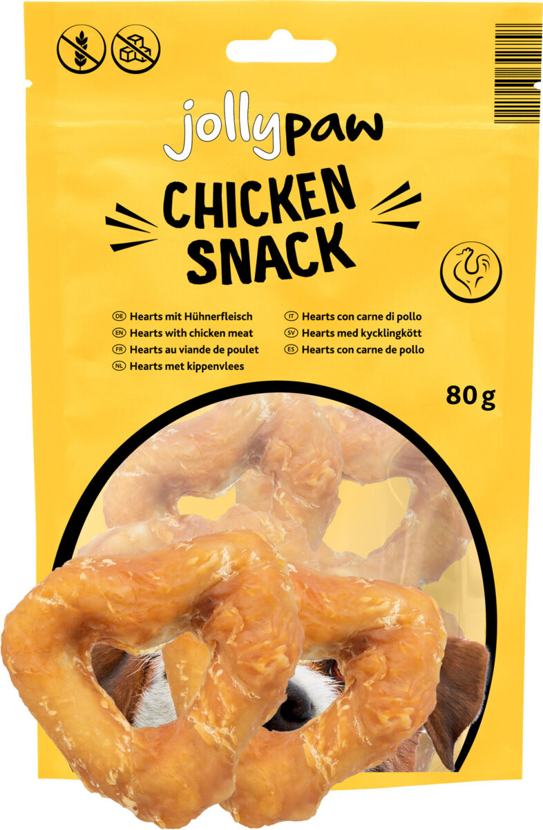 Chicken Snack, Heart mit Huhn