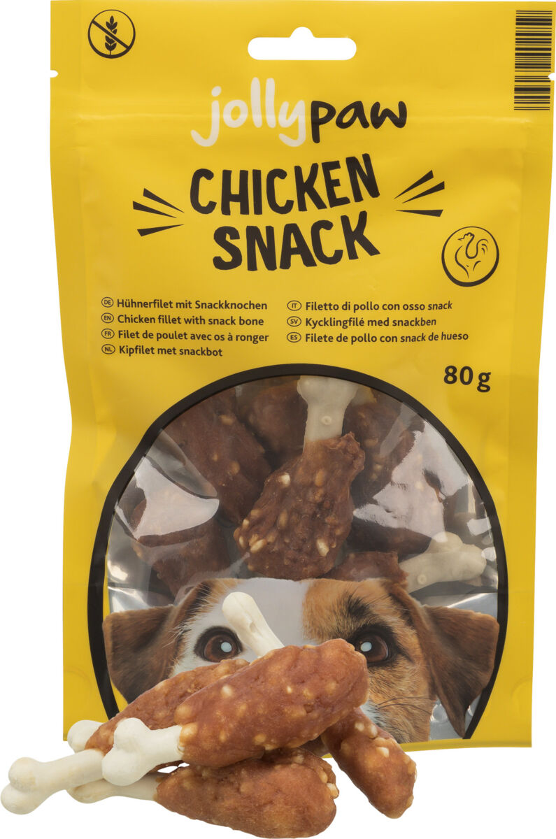 Chicken Snack, Hühnerfilet mit Snackknochen